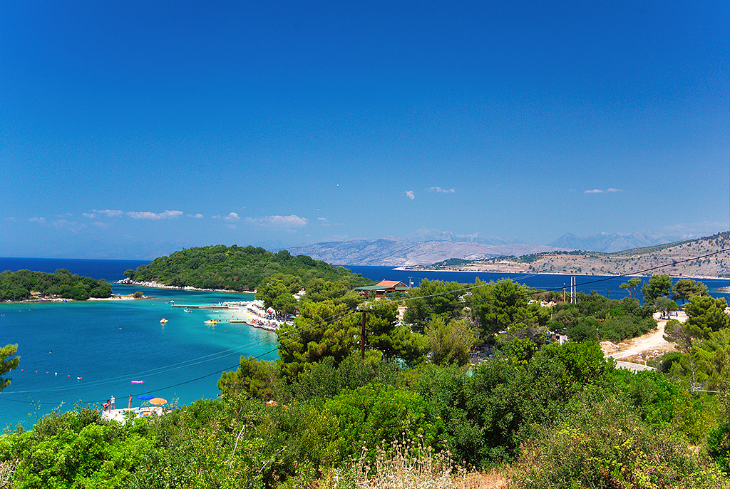 Playa de Ksamil en Sarandë